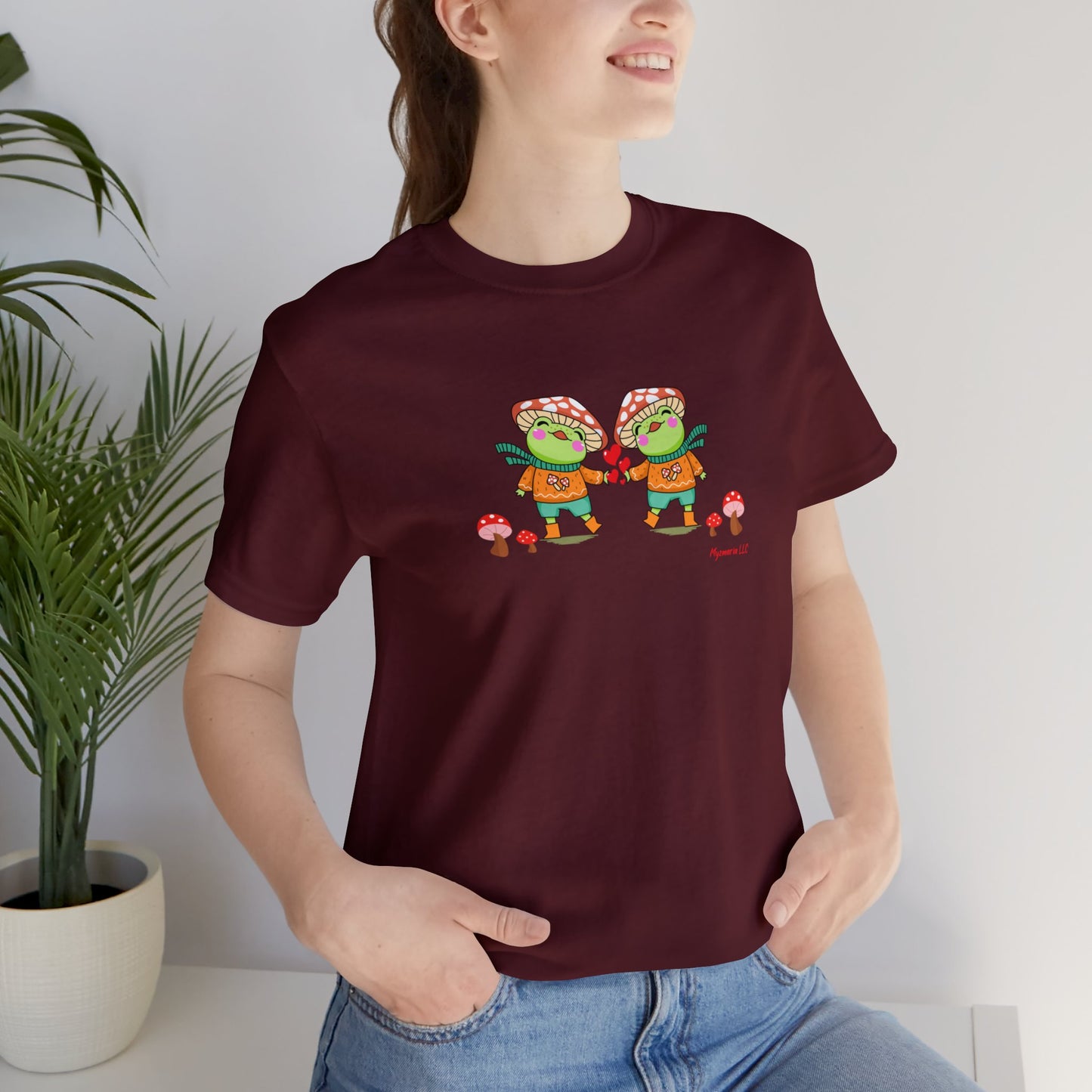 Unisex Jersey Short Sleeve Tee duo frog love