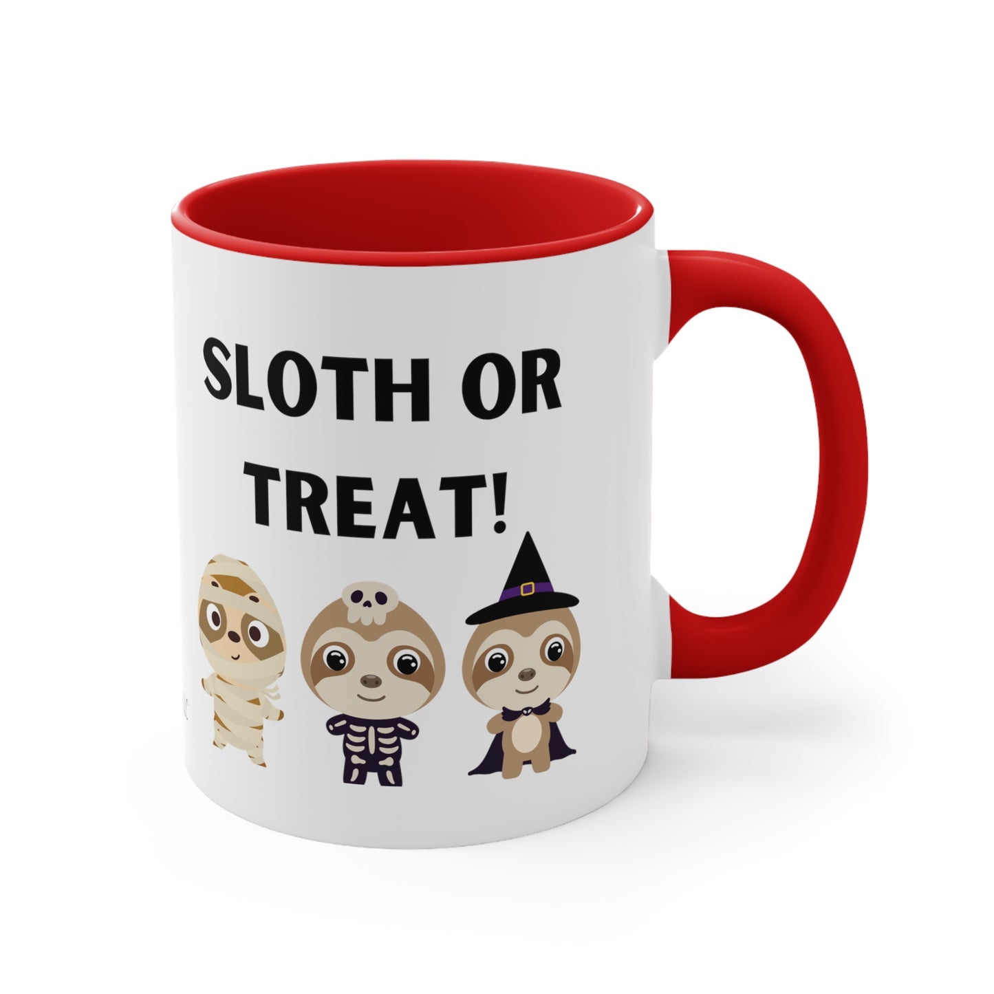 Accent Coffee Mug, 11oz Sloth or Treat