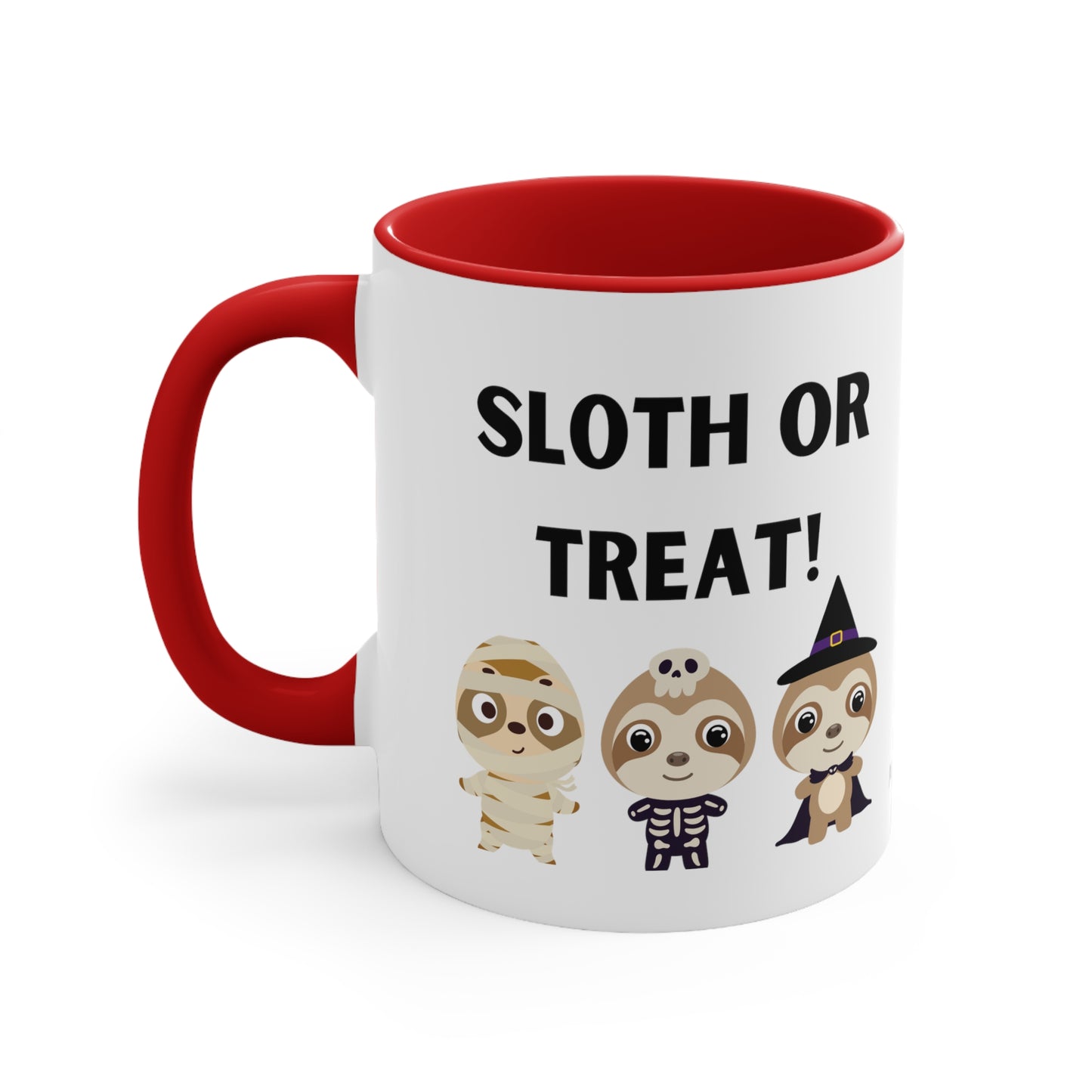 Accent Coffee Mug, 11oz Sloth or Treat