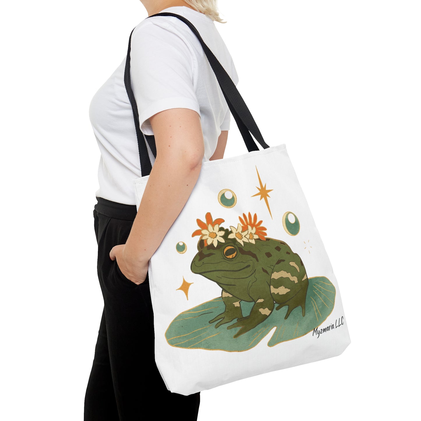 Tote Bag (AOP) Chill Pad Frog