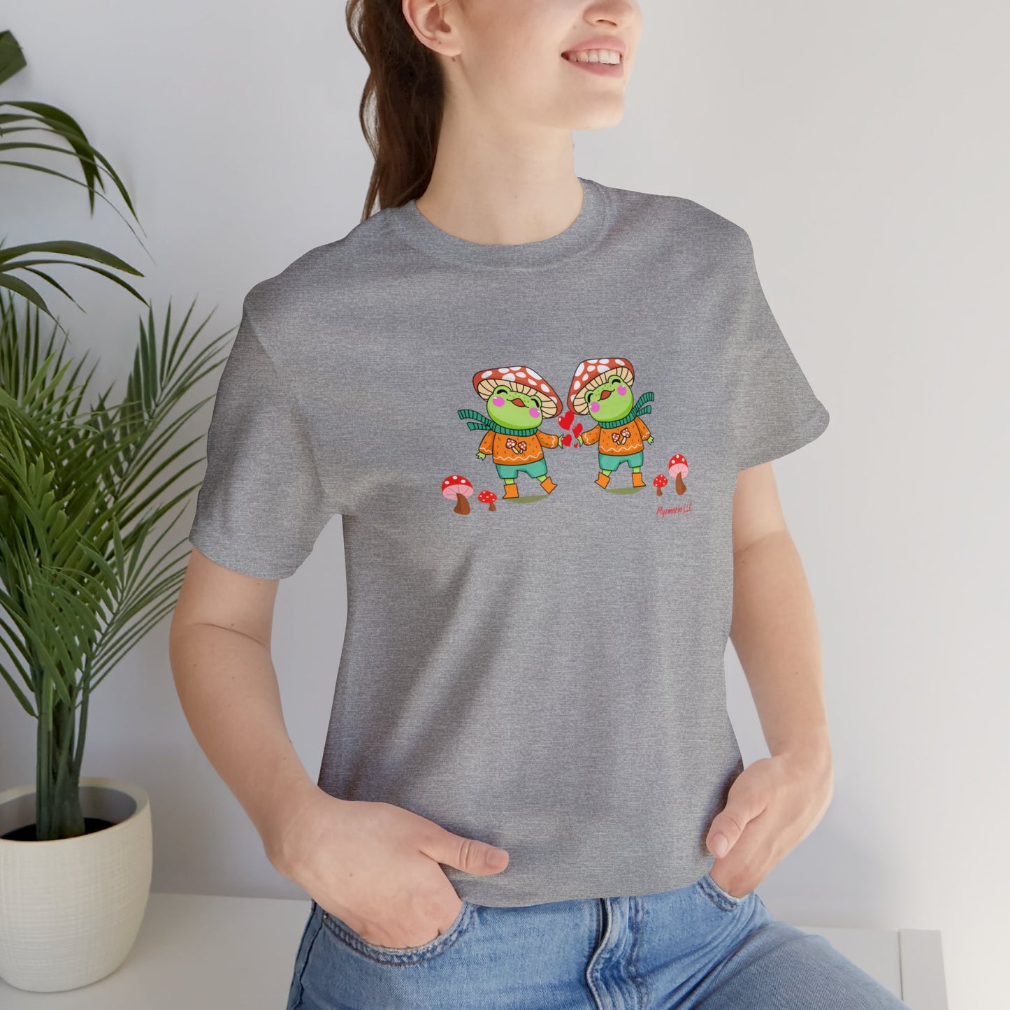 Unisex Jersey Short Sleeve Tee duo frog love