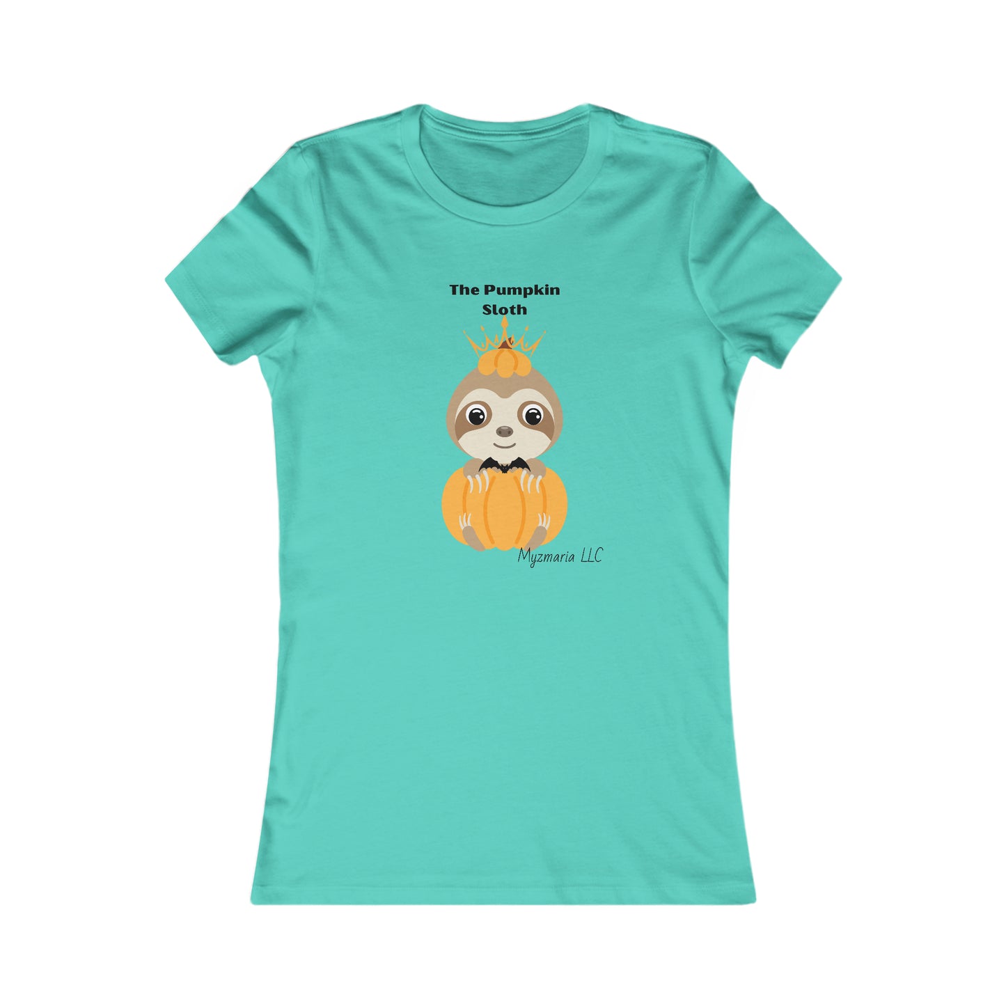 Women's Favorite Tee pumpkin sloth (Runs small)