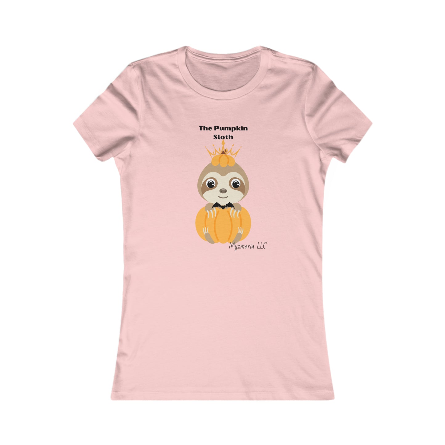 Women's Favorite Tee pumpkin sloth (Runs small)