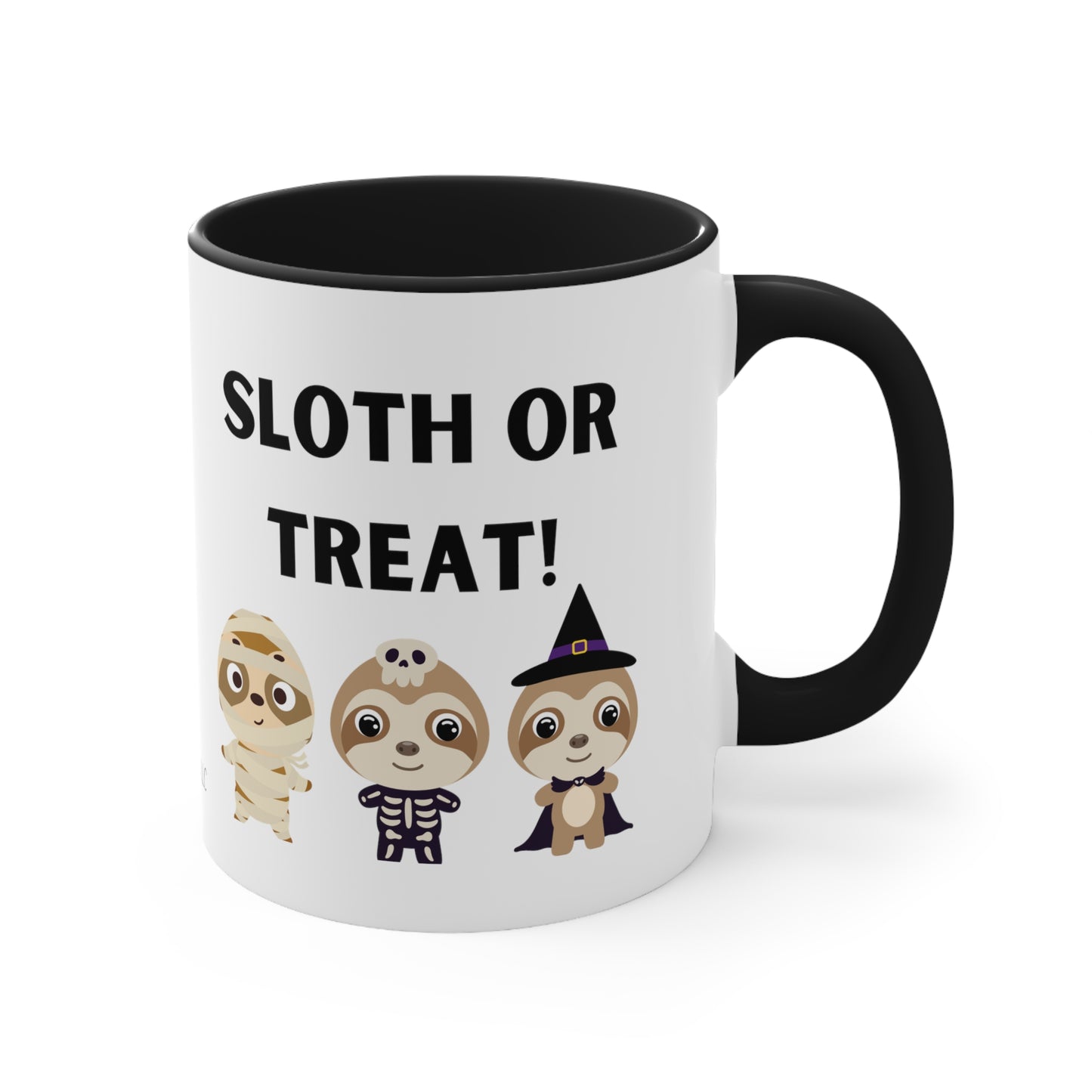 Accent Coffee Mug, 11oz Sloth or Treat