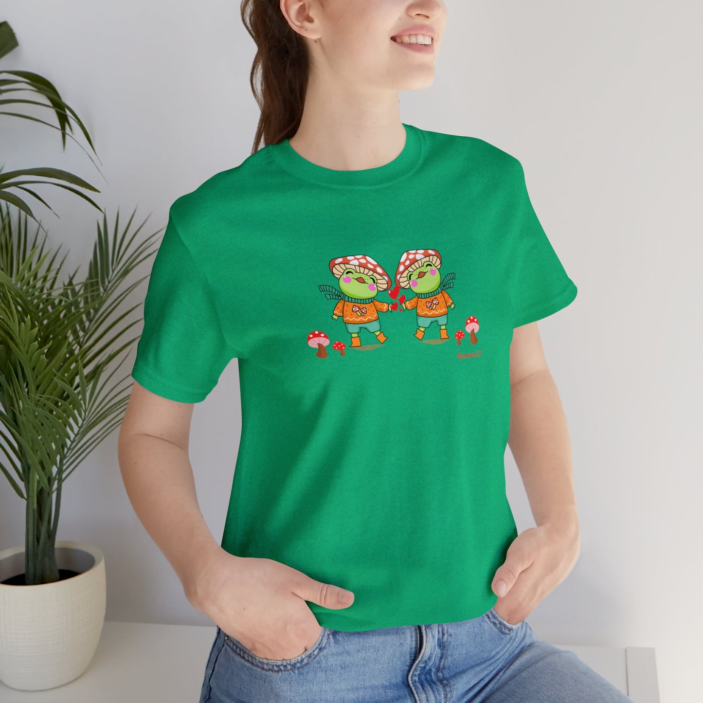 Unisex Jersey Short Sleeve Tee duo frog love