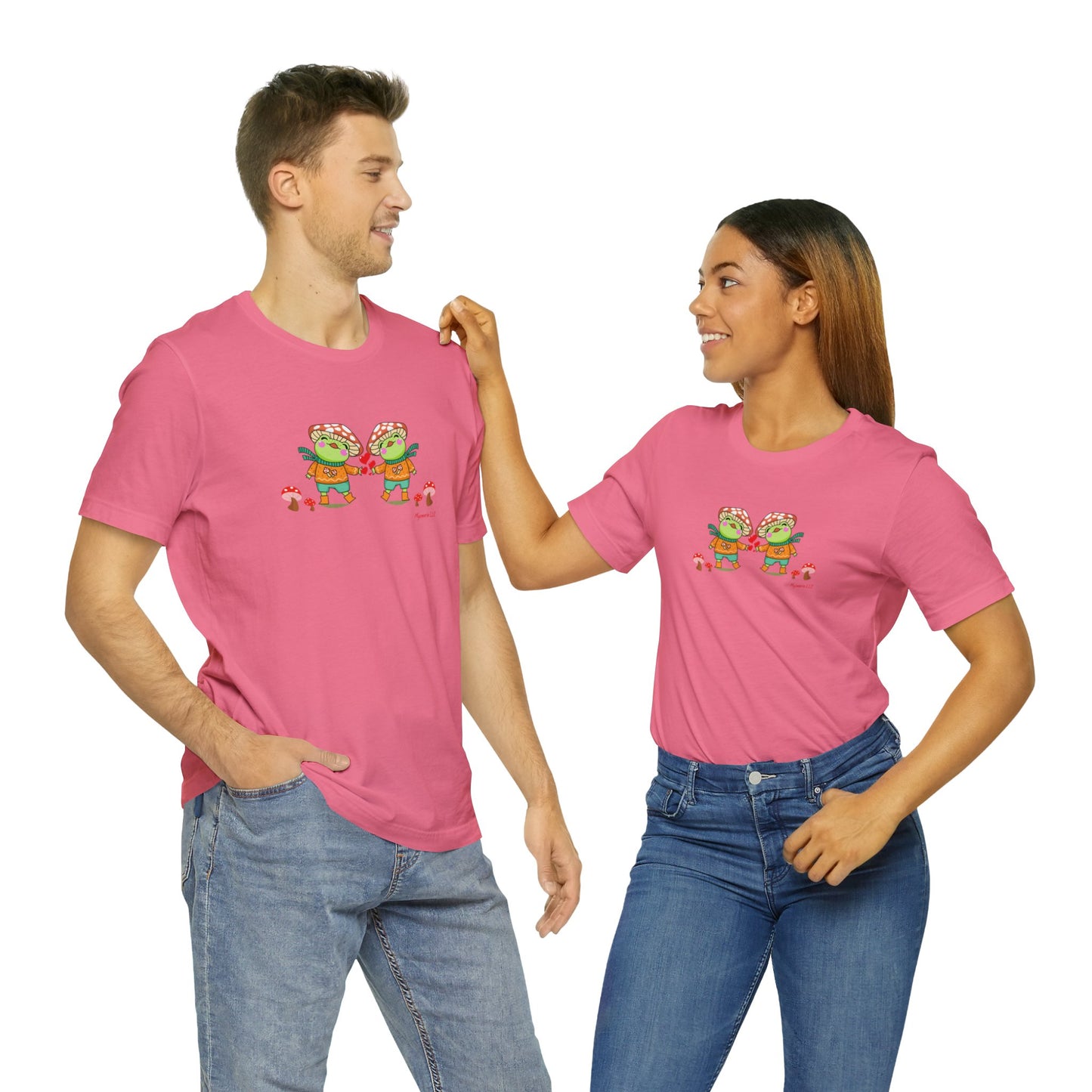 Unisex Jersey Short Sleeve Tee duo frog love