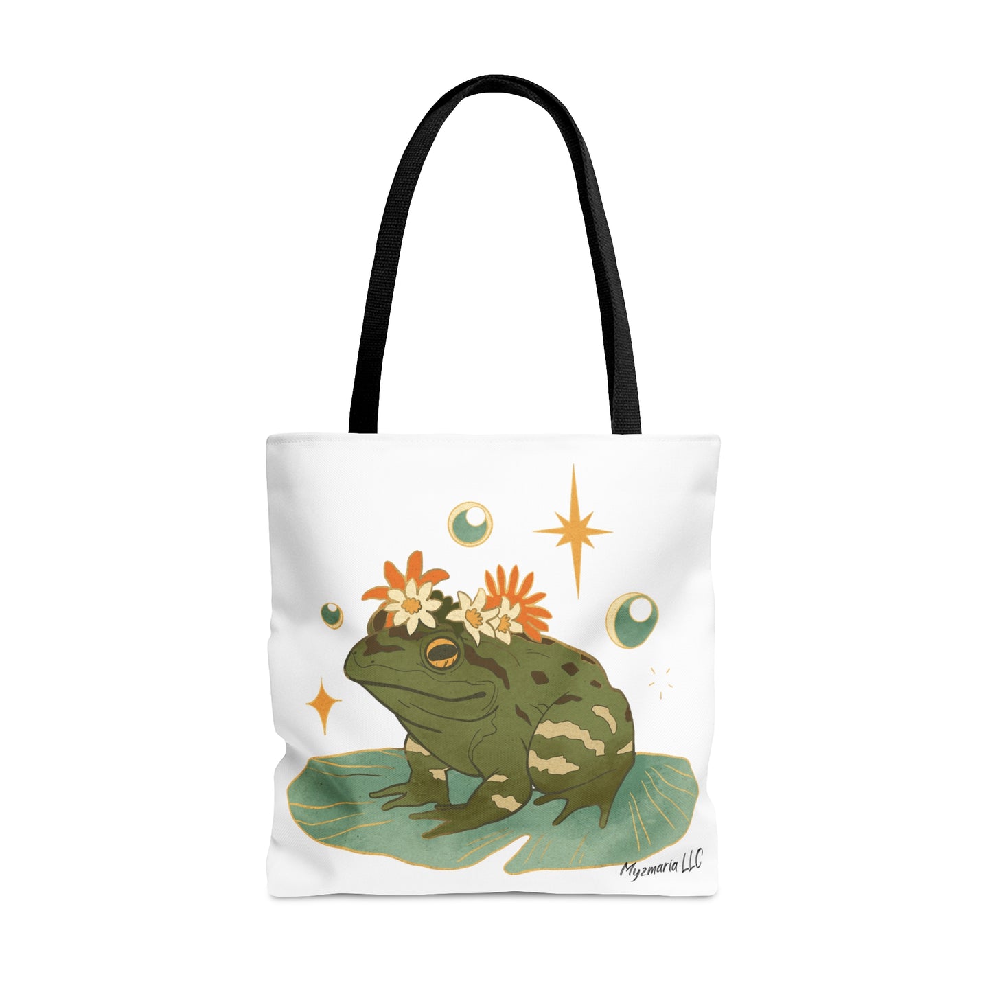 Tote Bag (AOP) Chill Pad Frog