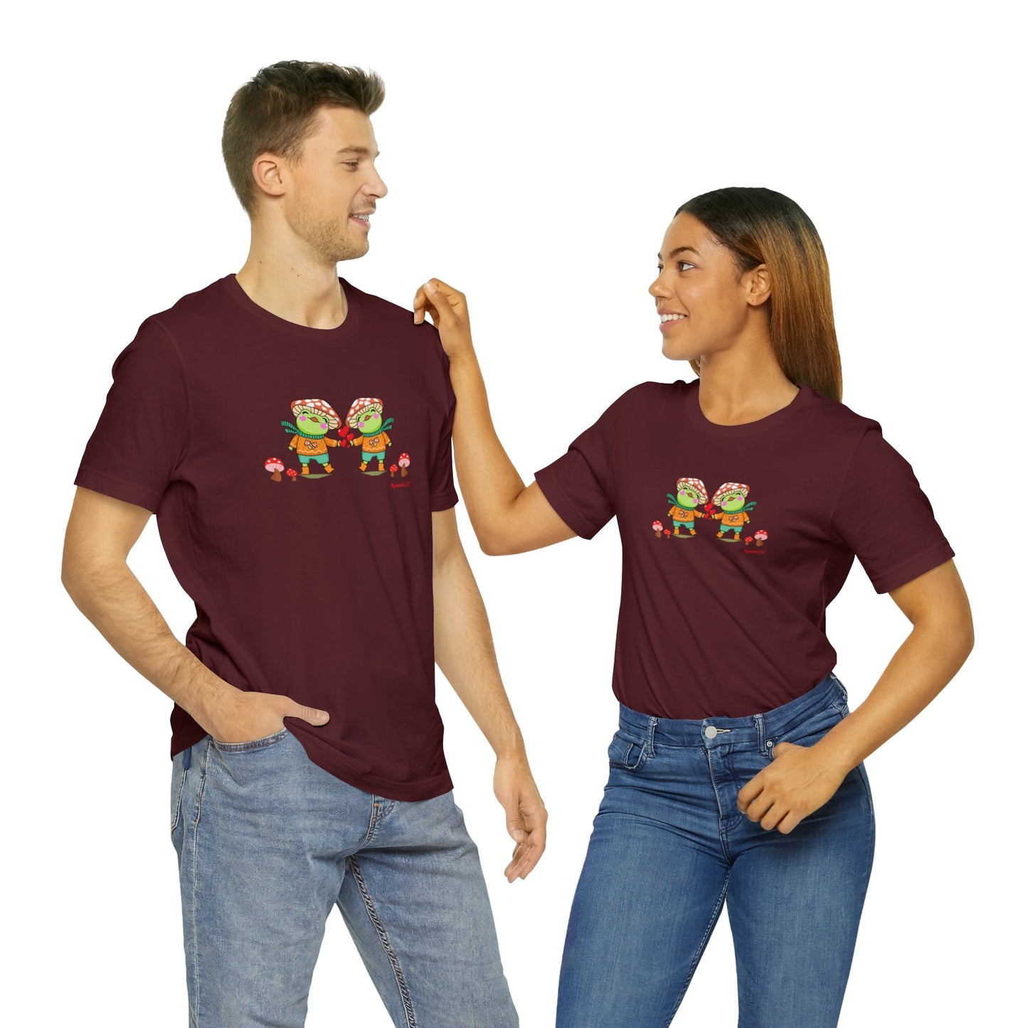 Unisex Jersey Short Sleeve Tee duo frog love