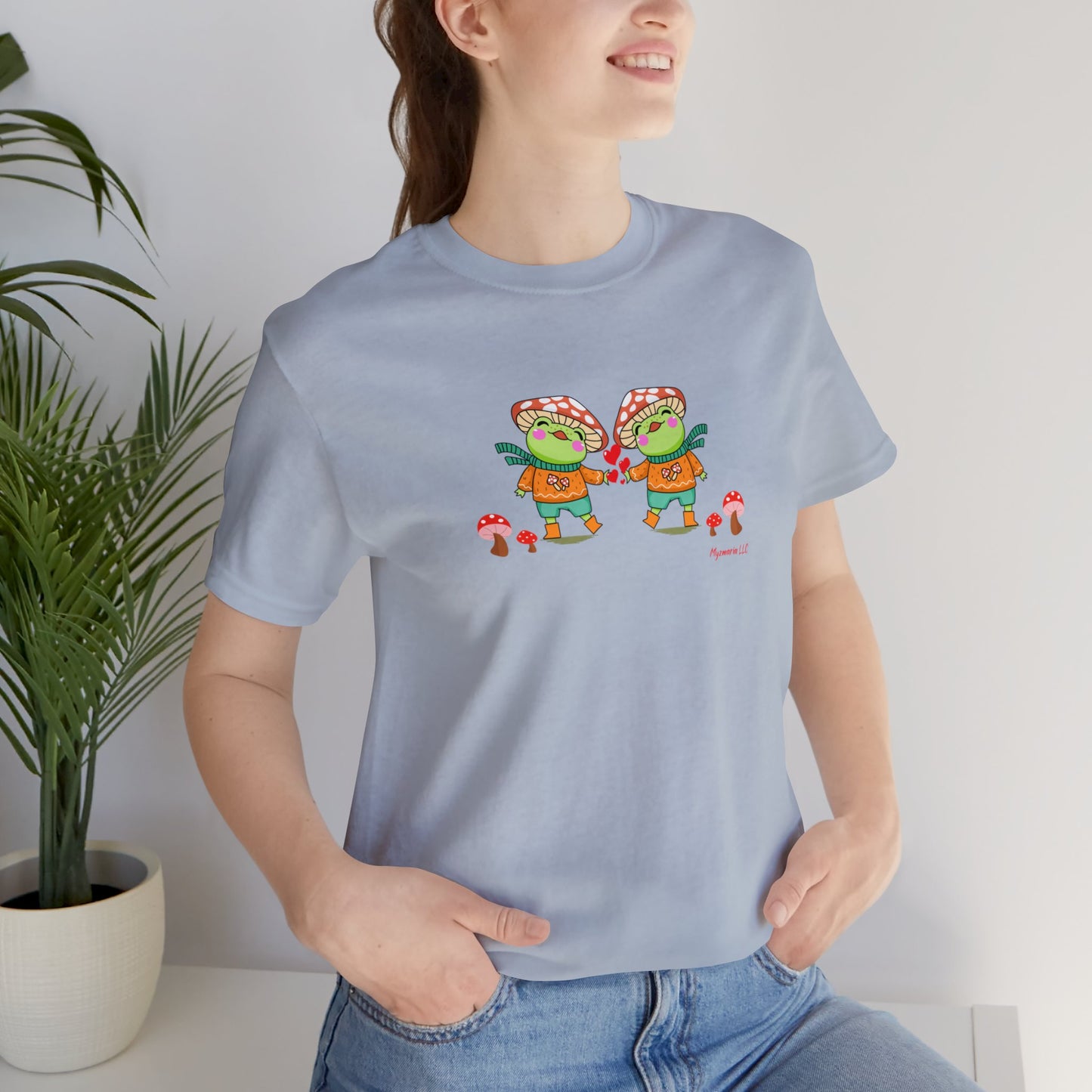 Unisex Jersey Short Sleeve Tee duo frog love