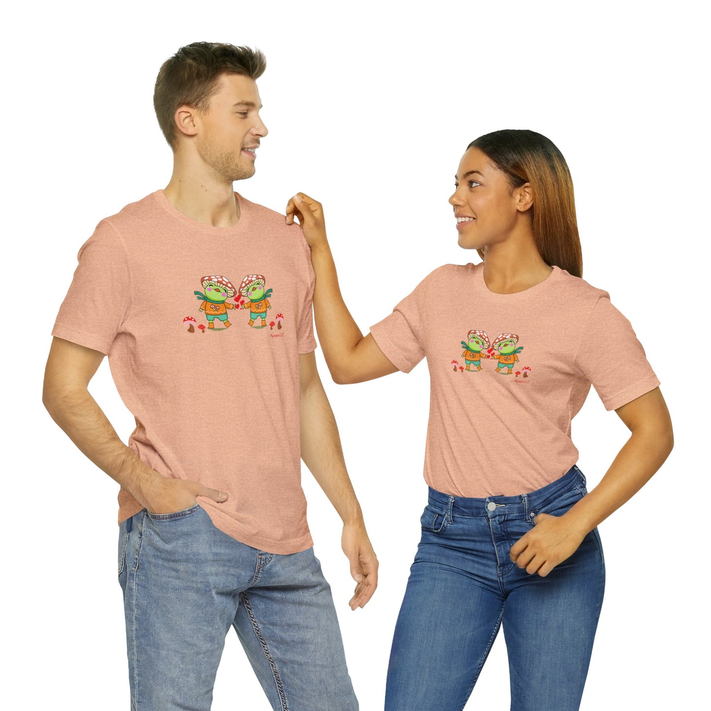 Unisex Jersey Short Sleeve Tee duo frog love