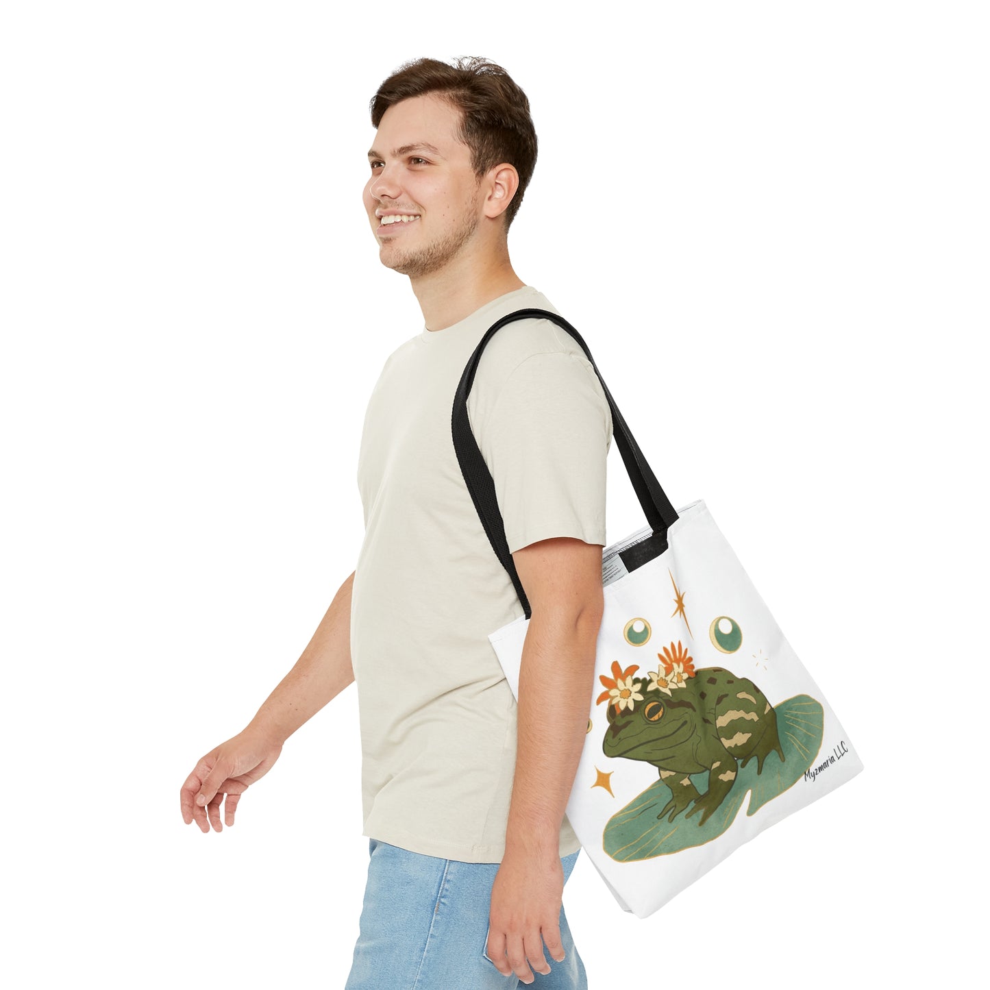 Tote Bag (AOP) Chill Pad Frog